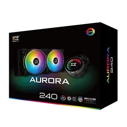 مبرد مائي XIGMATEK Aurora 240 Black – تبريد فائق و...