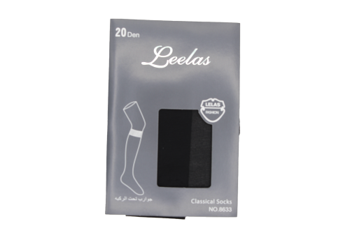 جورب فوق الكعب شفاف