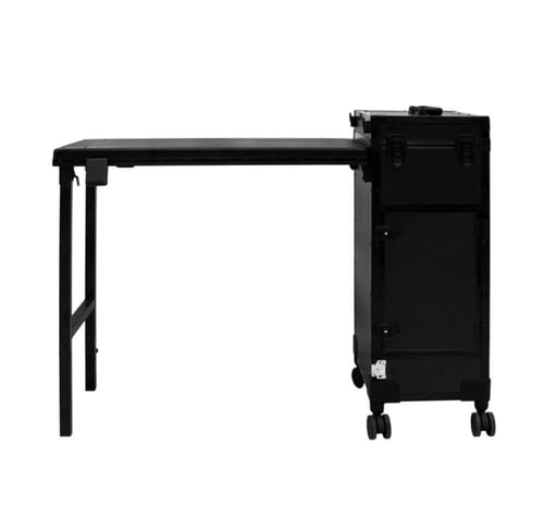 شنطة مكياج كبيرة مع طاولة للتنقلات