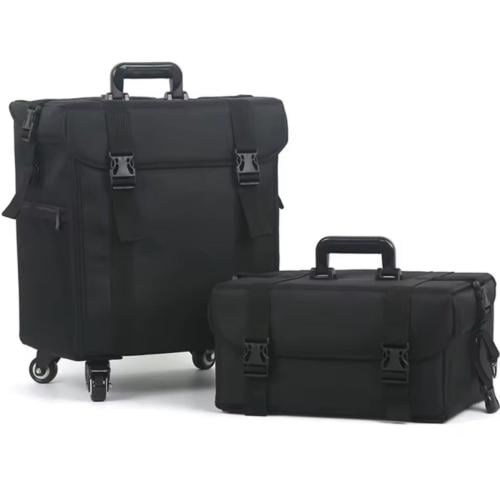 شنطة مكياج طابقين مقسمة كبير