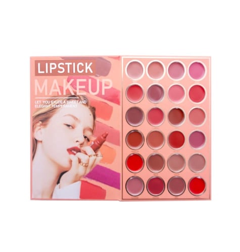 دفتر باليت كرستين 4 في 1 ظلال العيون+ اضاءة + احمر...