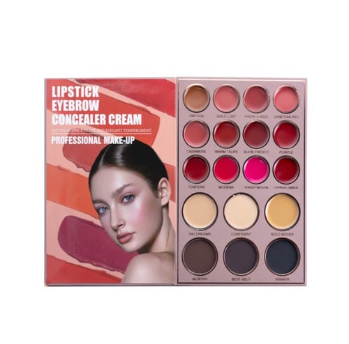 دفتر باليت كرستين 5 في 1 اظلال العيون + اضاءة + اح...