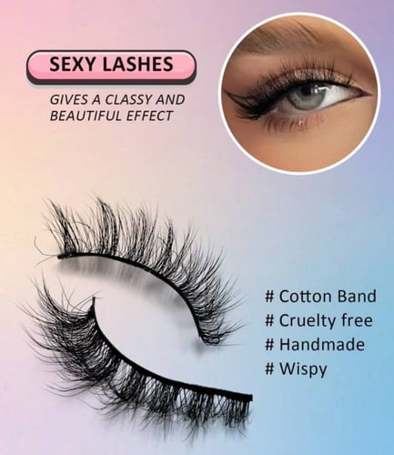 طقم رموش 7 ازواج