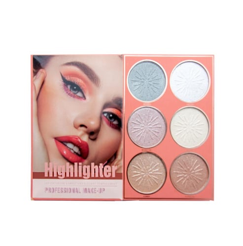 دفتر باليت كرستين 4 في 1 ظلال العيون+ اضاءة + احمر...