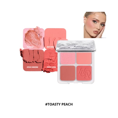 باليت بلاشر هدى بيوتي - TOASTY PEACH
