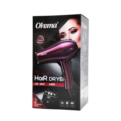اوكيما مجفف شعر ترافل موديل OK-404