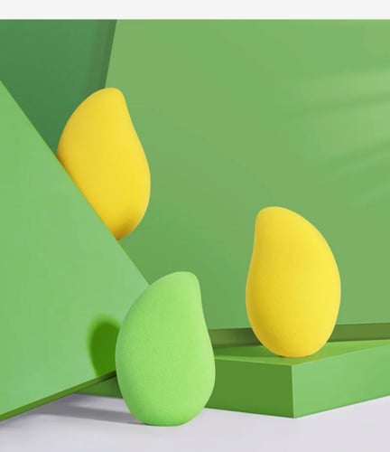 اسفنجة مكياج زينه حبتين شكل المانجو