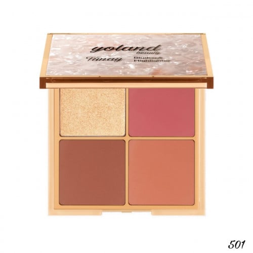 يولاند باليت بلاشر مع اضاءة 501