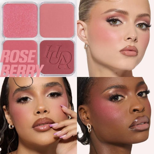 باليت بلاشر هدى بيوتي - ROSE BERRY