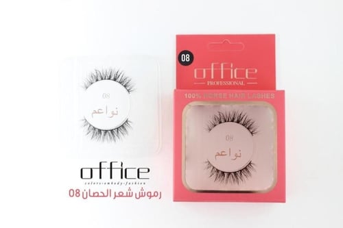 رموش اوفيس شعر الحصان طبيعي 100٪‏