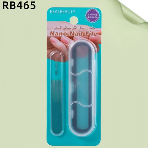 مبرد اظافر زجاجي وملمع