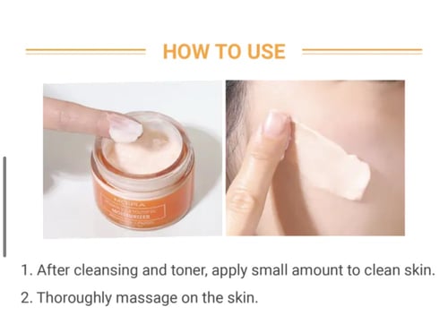 كريم مرطب فيتامين سي و اي مويرا