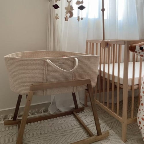 بكج الأمومه سلة موسى + سلة تنظيم + سلة تغيير + قاع...