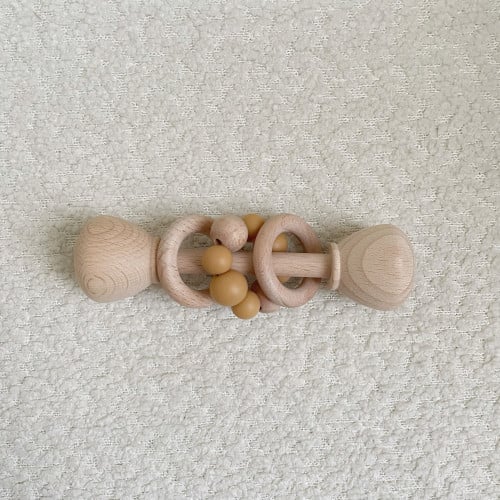 القرقاش الخشبي | أصفر