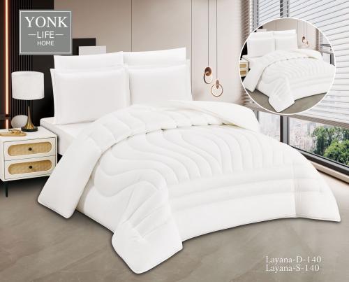 طقم مفرش صيفي 6 قطع نفرين حشوة ثابتة LAYANA