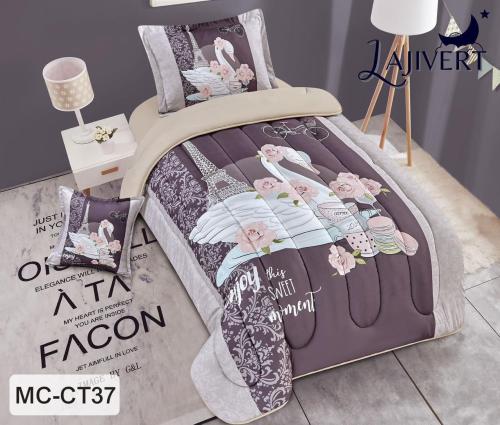 طقم مفرش اطفال صيفي كوين 4 قطع حشوة ثابتة MC-CT75