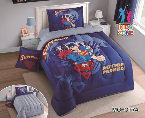 طقم مفرش اطفال صيفي كوين 4 قطع حشوة ثابتة MC-CT75