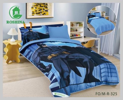 مفرش اطفال صيفي كوين 4 قطع حشوة ثابتة FO/M-R-330