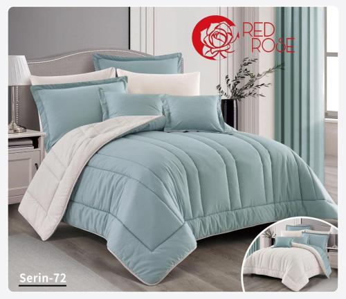 طقم مفرش صيفي 5 قطع كوين حشوة ثابتة 66-SERIN