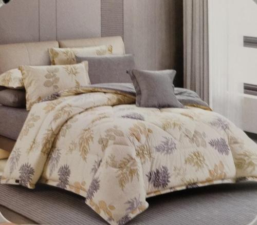 مفرش قطن صيفي كوين 4 قطع حشوة ثابتة COTTON-009