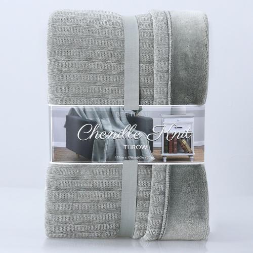 بطانية نفر كنب مخمل ناعم قطعة واحدة