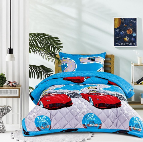 مفرش اطفال شتوي مضغوط فرو نفرونص 3 قطع KTCM