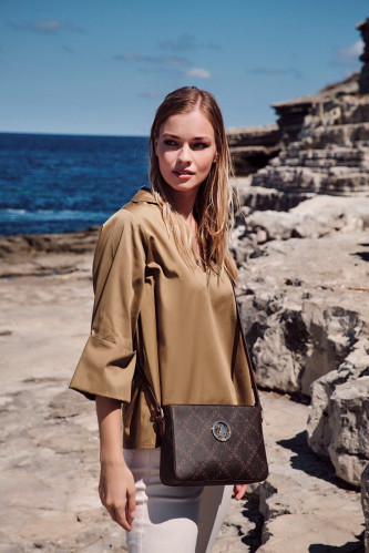 شنطة بولو اسن الاصلية (بني)