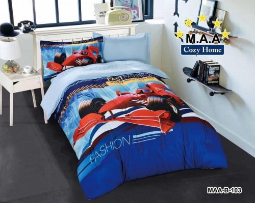 مفرش اطفال صيفي كوين 4 قطع حشوة ثابتة MAA-B-104