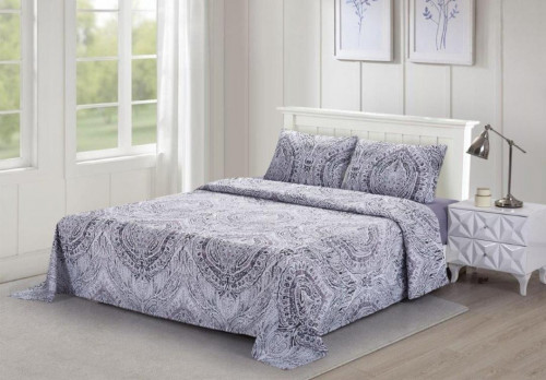 شرشف صيفي مشجر كوين 3 قطع