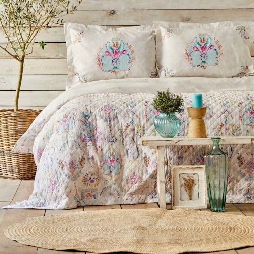 تلبيسة لحاف صيفي 3 قطع بدون حشوة