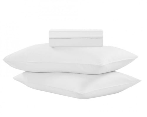 شرشف كانون سادة نفرونص ابيض WHITE
