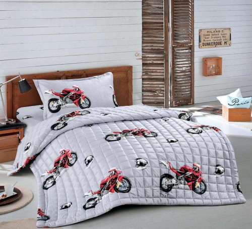 مفرش اطفال شتوي مضغوط مخمل نفرونص 3 قطع CRKT-002