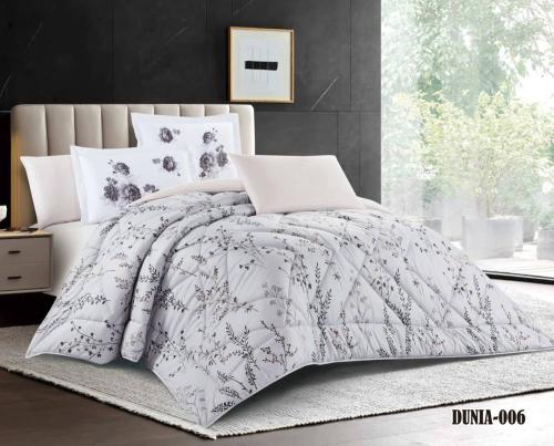 طقم مفرش صيفي 4 قطع كوين حشوة ثابتة DUNIA-008