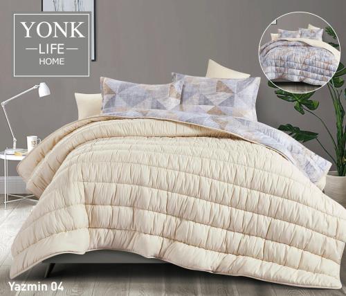 مفرش صيفي نفرين 6 قطع حشوة ثابتة YAZMIN