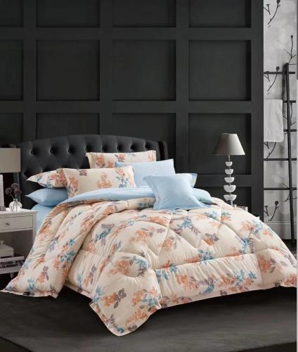 طقم مفرش صيفي نفرين 8 قطع حشوة ثابتة COTTON-002