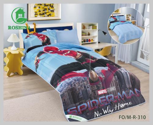 مفرش اطفال صيفي كوين 4 قطع حشوة ثابتة FO/M-R-330