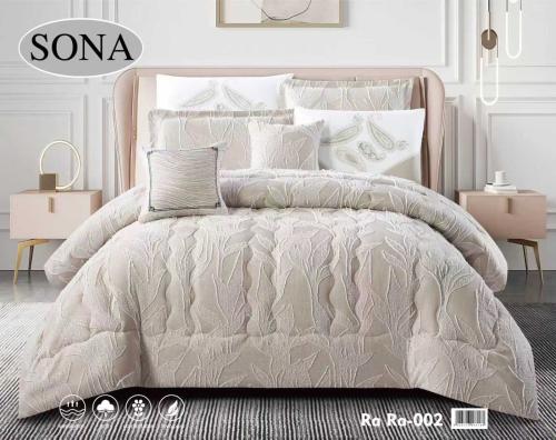 طقم مفرش صيفي 8 قطع نفرين حشوة ثابتة RA-001