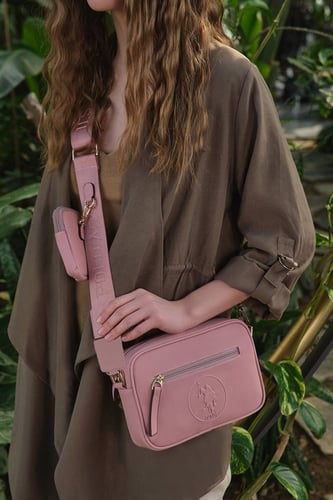 شنطة بولو اسن الاصلية (وردي)