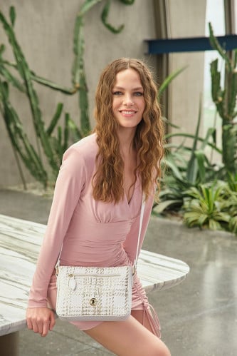 شنطة بولو اسن الاصلية (ابيض)