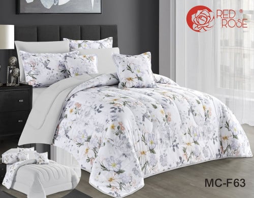 طقم مفرش صيفي 8 قطع نفرين حشوة ثابتة MC-F63