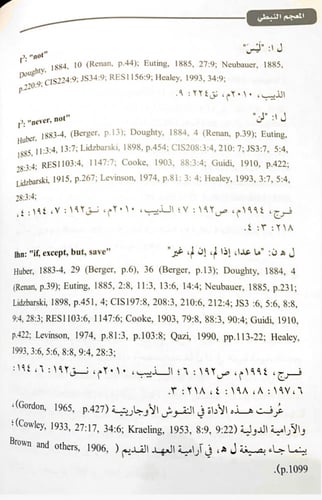 كتاب " المعجم النبطي ؛ دراسة مقارنة للمفردات والأل...