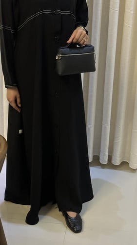 عباية كريب انترنت سوداء