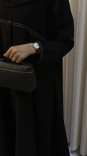 عباية كريب انترنت سوداء