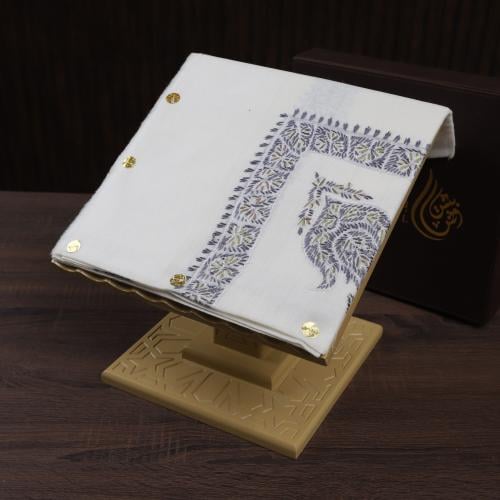 شال كشميري صوف نص ترمه شغل يدوي