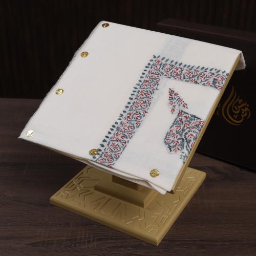 شال كشميري صوف نص ترمه شغل يدوي