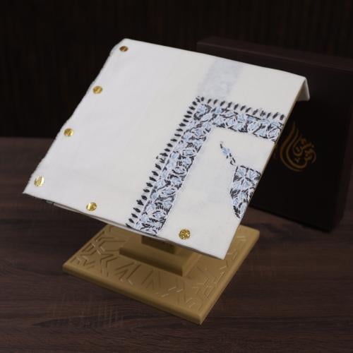 شال كشميري صوف نص ترمه شغل يدوي