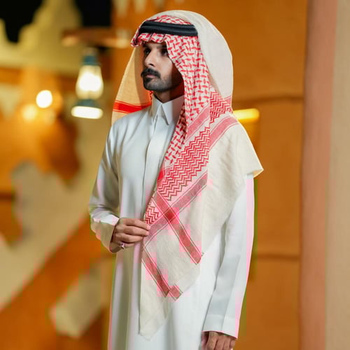 شماغ بشمينا | صوف كشميري VIP