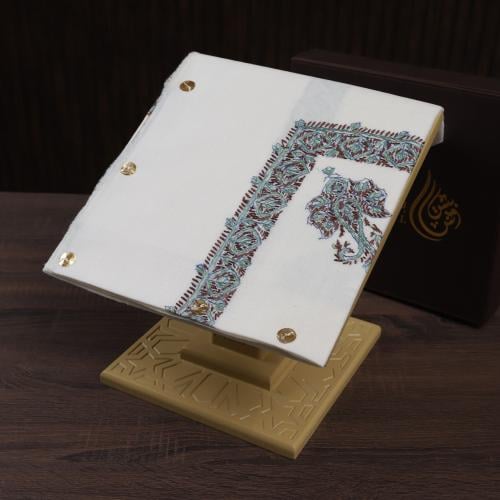 شال كشميري صوف نص ترمه شغل يدوي