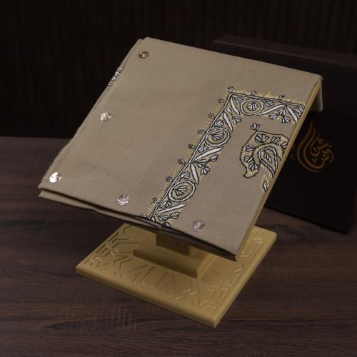 شال كشميري صوف نص ترمه شغل يدوي