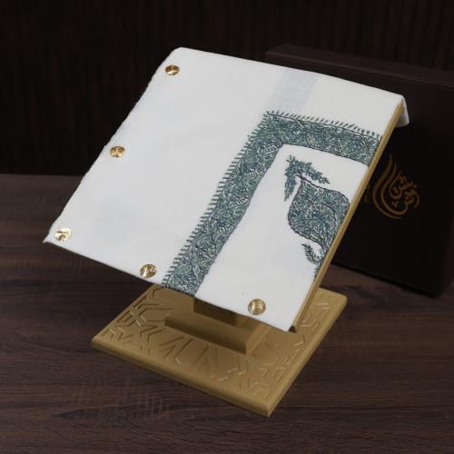 شال كشميري صوف نص ترمه شغل يدوي